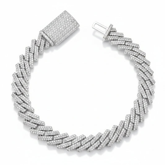 silver ice bracelet