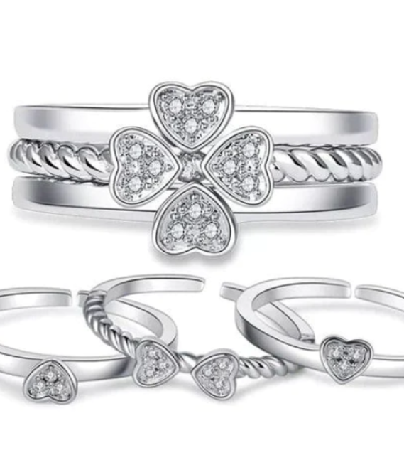 Trio Silver Ring For Women