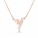 sterling diamond pendant necklace for women from Luxaore